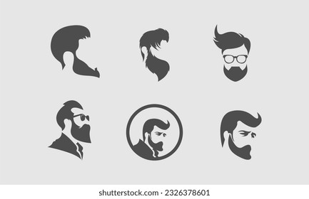 vector de logotipo de masculin para hombre real