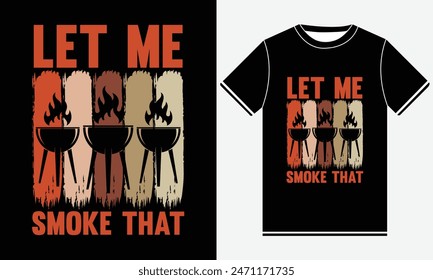 Real Man Smell BBQ T-shirt, Kitchen T-shirt, BBQ design, Graphic template, Barbeque party, Retro Vintage BBQ Smoking T-shirt Design, BBQ T-shirt Design Template, Print