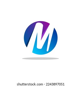 REAL MODERN M LOGO. SUITABLE FOR COMPANIES
