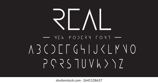 Real modern stylish small alphabet letter logo design