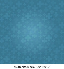 Real Seamless Minimal Cross Pattern