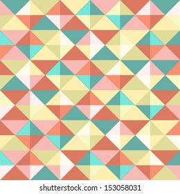 Real Seamless Retro Colored Background Pattern