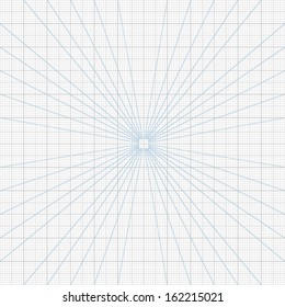 Real size vector perspective grids millimeter engineering paper