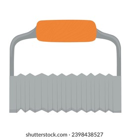 A real soap slicer knife. The logo for soap making. Slicing for vegetables. Vector illustration. isolated on a white background.