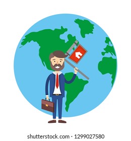 real state agent cartoon