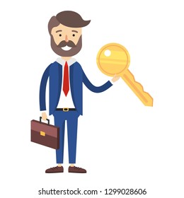 real state agent cartoon