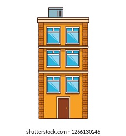 real state building cartoon