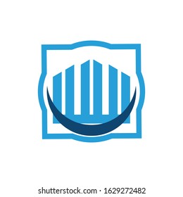 Real state building logo design, vector, icon, samble