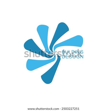 Real state bulding logo icon illustration abstract background design.