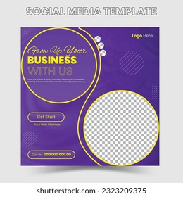 Real State Business digital marketing social media post banner design.