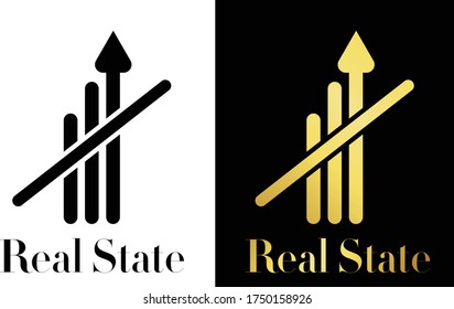 Real state and construction Company logo design Concept EPS vector can be used for Company Identity.