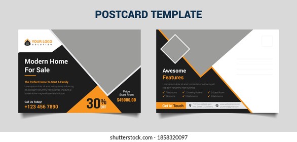 Real State EDDM Postcard Template For Real State And Construction Business