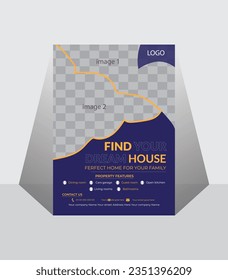 real state flyer design template