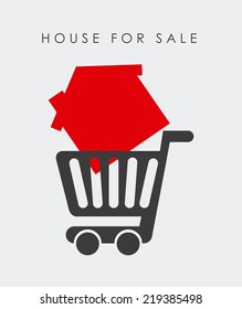 real state graphic design , vector illustration