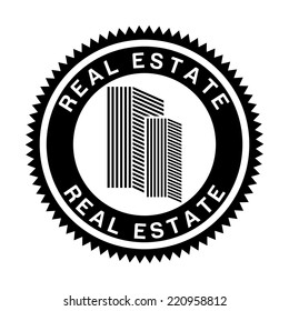real state graphic design , vector illustration