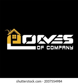 Real state Home logo design  illustration vector art