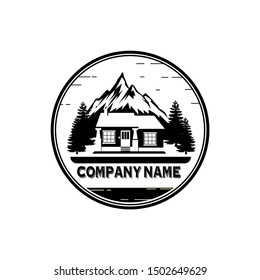 Real State House Contruction logo company vector branding