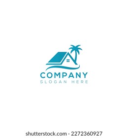 Real State house vector logo design