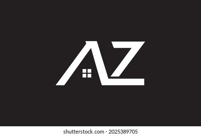 Real state logo design by AZ letter