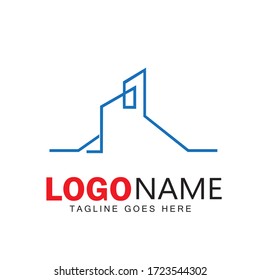 Real state logo design & illustration vector art 