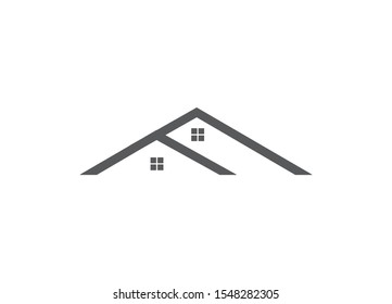 Real state logo design image vector