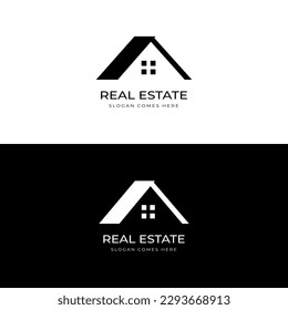Real state logo design, real state logo design and sign, Real Estate logo design template, Real state logo design, and illustration vector art, house.