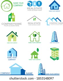 Diseño de logotipo de estado real Plantillas y arte vectorial de ilustración. Estos iconos de logotipo incorporan con forma abstracta de forma creativa.