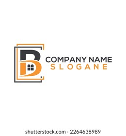 Real state logo design with vector format.
