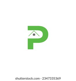 real state logo, letter a logo, letter p house, modern house,tshirt design.real estate logo.P home logo.