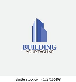 Real State Logo with style Modern for Construction ,architecture, residence , hotel , property business , home interior