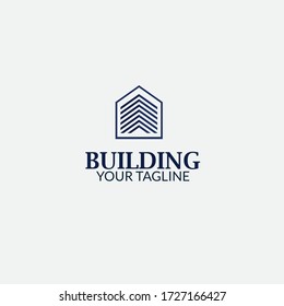 Real State Logo mit Stil Modern for Construction , Architektur , Residenz , Hotel , Immobiliengeschäft , Home Interior