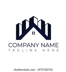 Real State Logo with style Modern for Construction
