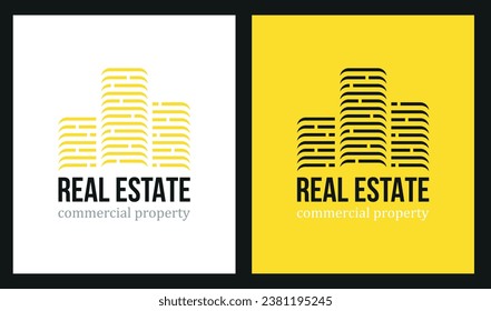 Vektor-Design für Real-State-Logos