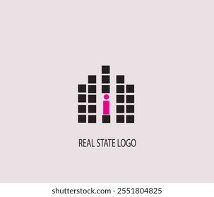 i real state logo and vector desing