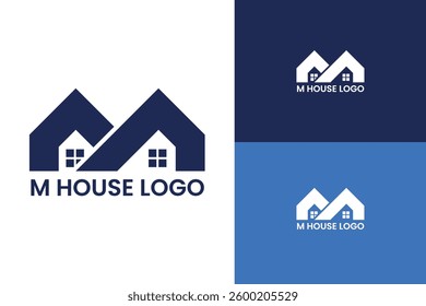 Real state M house logo