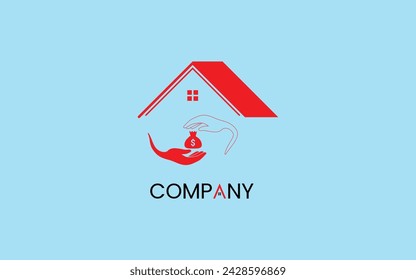Real state modern and Unique home abstract logo vector design.