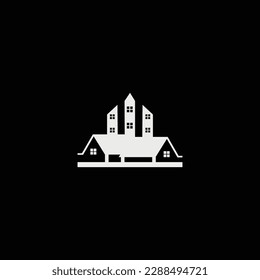 Real state vector logo template illustration 