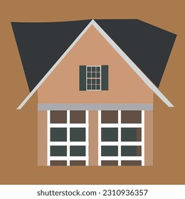 real stead home, House, vector.