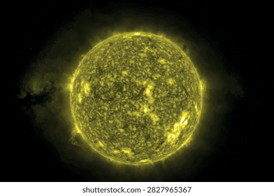 Real Sun. Sun Vector designed