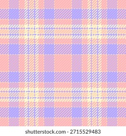 Echtes textiles Mustergewebe, nahtlos gepolsterte Streifenstruktur. Celtic überprüfen Hintergrund Tartan Vektor in Licht und Indigo Farben Palette.