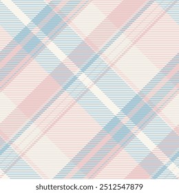 Echter textiler Tartan-Hintergrund, Decken-karierter Kontrollvektor. Bestellen Sie Muster nahtlose Textur in hellen und Leinen Farben Palette.
