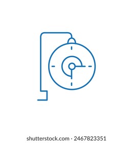 Echtzeit-Anpassung Vektorillustration Icon Design
