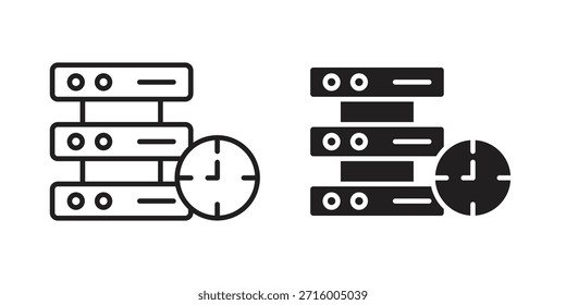 Conceito de ícone de dados em tempo real para infográfico, site ou aplicativo.