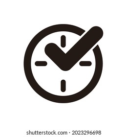 Icono en tiempo real en estilo plano. Ilustración vectorial de reloj sobre fondo aislado blanco. Observar el concepto de negocio.