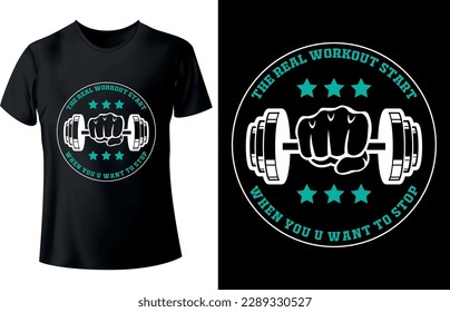 The real workout start when you want to stop