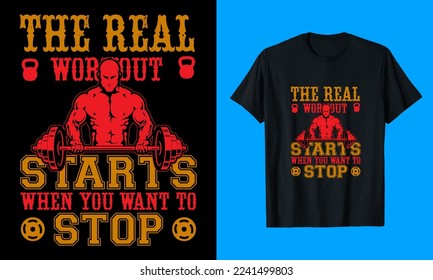 Das echte Training beginnt, wenn Sie T-Shirt Design stoppen wollen