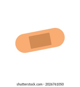 realer Wundputz, Vektorgrafik.Wundputz, flacher Vektorgrafik.Einfache Wundputzsymbol