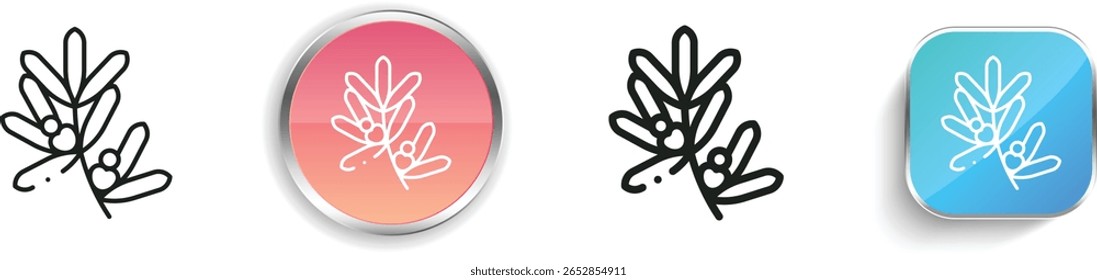 real yellowwood icon. Thin Linear, Regular and Button Style Design Isolated On White Background