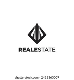 Reale State Logo Simple Modern City