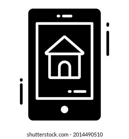 aplicación inmobiliaria icono de moda, de estilo plano aislado en fondo blanco. Símbolo de diseño de sitio web, logotipo, aplicación, interfaz de usuario.